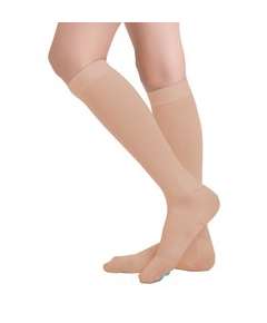 Camellia  Knee Length Class 2 Open Toe Stocking(XL)