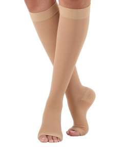 Camellia  Knee Length Class 2 Open Toe Stocking(S)