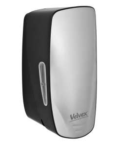 Velvex Mercury 900ml Manual Stainless Steel Foam Dispenser