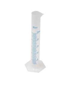 Plastic 25ml Measuring Cylinder