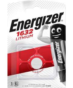 Energizer 1632 5x5 Lithium 3V Coin Cell Battery