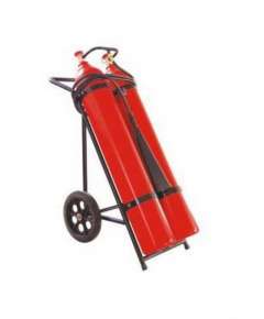 Carbon Dioxide  Twin Trolley Type Fire Extinguisher