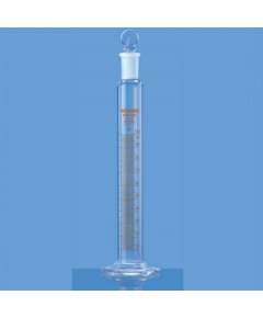 Borosil 100ml Glass Measuring Cylinder with Stopper