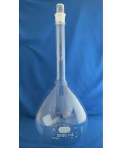 Pyrex Class A 2000ml Glass Volumetric Flask