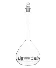 Griffchem 1000ml Glass Volumetric Flask