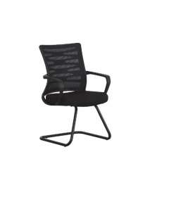 Office KB-2022C Black Mesh Visitor Chair