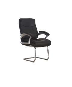 1649-V Leather Visitor Chair