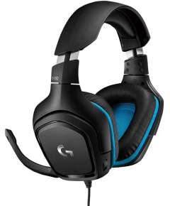 Logitech G432 DTS:X 7.1 Surround Sound Wired PC Gaming Headset