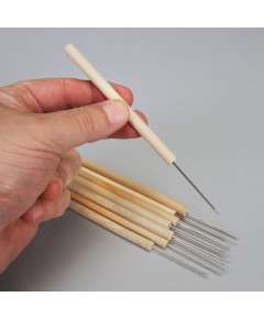 Dissecting Needle with Wooden Handle