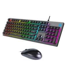 HP KM300F  USB Gaming Keyboard and Mouse with Colorful Backlit Lighting