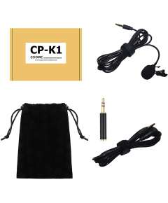 Coopic CP K1 Professional Grade Lavalier Lapel Microphone