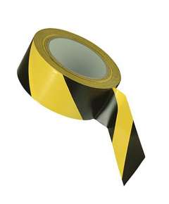 Yellow Black Barrier Tape