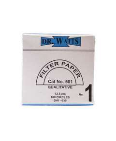Dr.Watts Grade1 125mm 100Pack Filter Papers