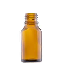 Borosil 15ml Amber Universal Bottle