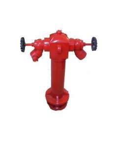 DN100 Two-Way Fire Hydrant with Valve