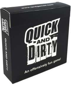 Quick And Dirty Black Party Card Game