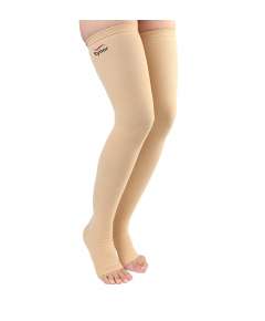 Tynor One Pair Mid Thigh Compression Stockings