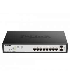 D-Link DGS-F1100-10PS-E 8 Port PoE Gigabit Smart Managed Switch