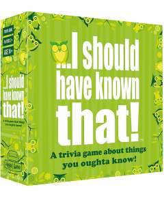 I should have known that Trivia Card Game