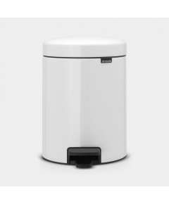 Brabantia Newicon 5L Pedal Bin, Product Capacity: 5L, Product Colour: White