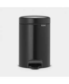 Brabantia Newicon 3L Pedal Bin, Product Capacity: 3L, Product Colour: Matt Black