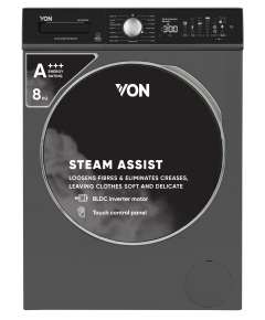 Von Hotpoint VALW-08FVK 8KG Front Load Washing Machine
