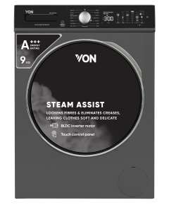 Von Hotpoint VALW-09FVK 9KGS Front Load Washing Machine