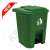 Kenpoly 50Litre Pedal Bin, Product Capacity: 50L, Product Colour: Green