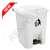 Kenpoly 50Litre Pedal Bin, Product Capacity: 50L, Product Colour: White