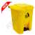 Kenpoly 50Litre Pedal Bin, Product Capacity: 50L, Product Colour: Yellow