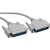 Serial 25 pin Cable, Gender Type: male to male