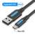 USB 2.0 A Male to Micro B Male 3A Cable 2M Black