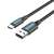 USB 2.0 A Male to C Male 1M Black PVC Type Cable