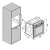 Mika MBV13081MBG 60cm 73L Built In Oven, 2 image
