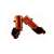 Sparo 6860 Orange One Pair Football Shin Guard