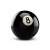 Black No. 8 Pool Ball