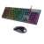 HP KM300F  USB Gaming Keyboard and Mouse with Colorful Backlit Lighting
