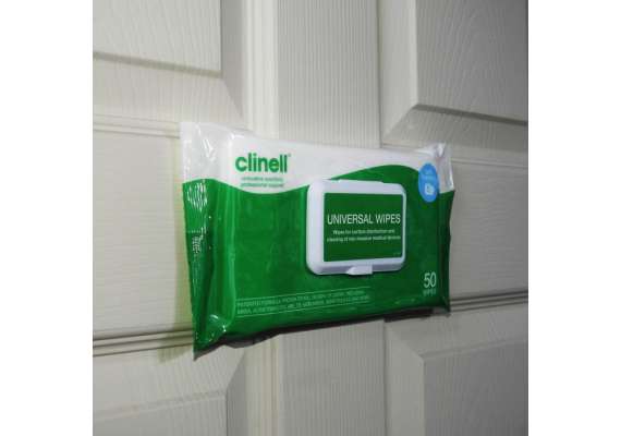 Clinell Universal Wipes with Adhesive Back