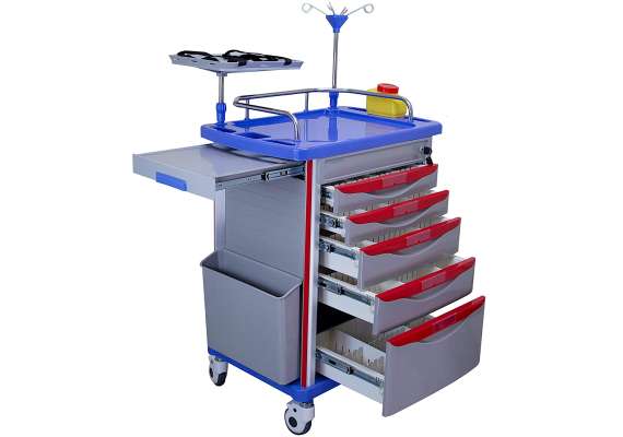 Generic Emergency Crash Cart Trolley