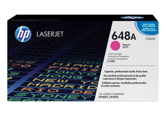 HP CE263A 648A Magenta Toner Cartridge