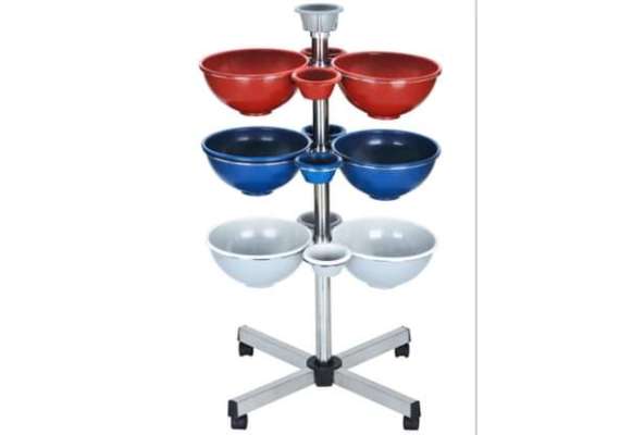 Generic Coloured Salon Bowl Trolley