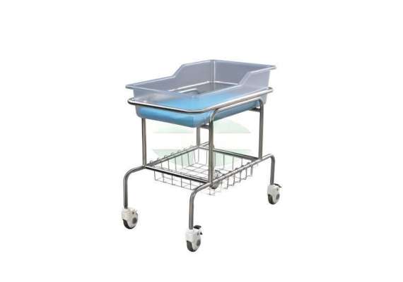 Generic Stainless Steel Baby Bassinet Trolley