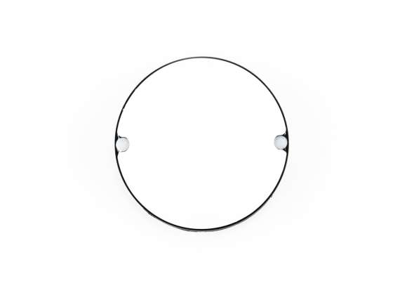 Tronic 12W Black Round LED Bulkhead