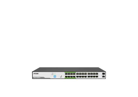 D-Link DGS-F1026P  24-Port PoE Managed Switch with 2 SFP Ports(250 Meter support)