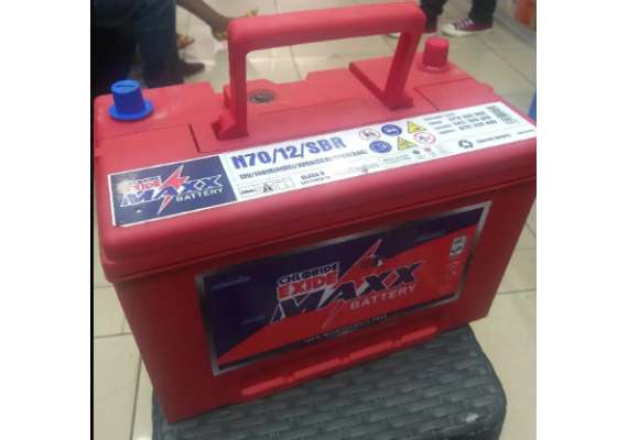 Chloride Exide N70/12/SBR MAXX Flooded and Charged Automotive Battery