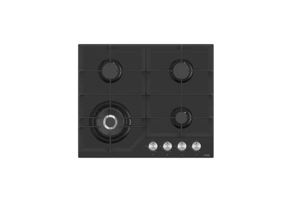 Mika MGH61405FBGW  60cm Glass Built In Gas Hob