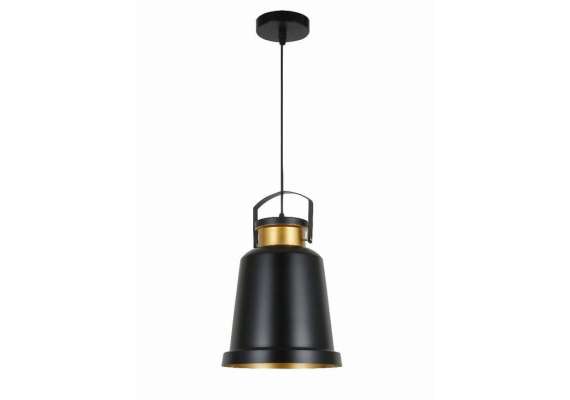 Tronic PL 7813-01-BK Black Modern Industrial Pendant