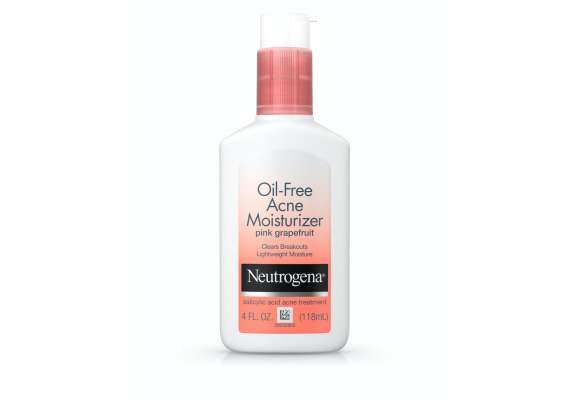 Neutrogena 118ml Oil Free Pink Grapefruit Acne Face Moisturizer with Salicylic Acid