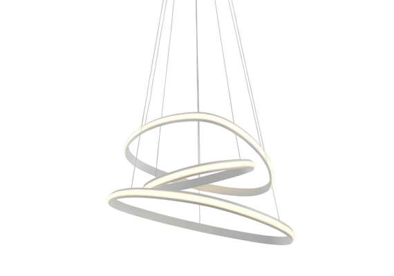 Tronic WH 2021-0402-TC Hanging Design LED Loop Pendant Light