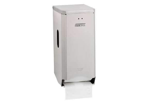 Mediclinics Two Standard Toilet Roll Satin Dispenser